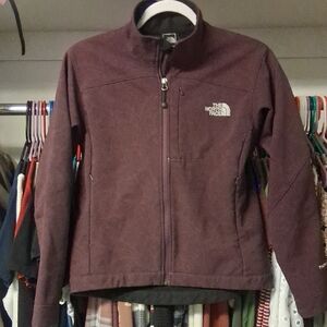 The North Face Maroon Full-Zip Jacket